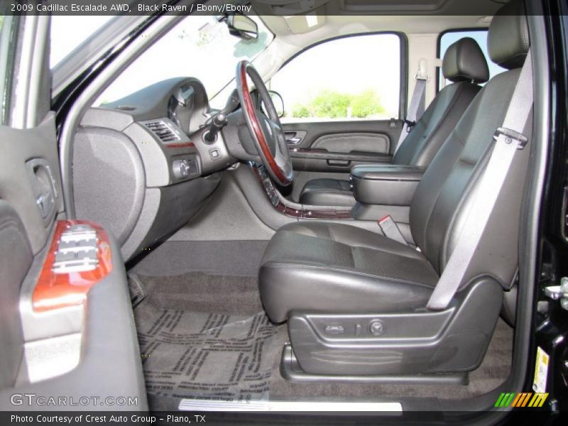Black Raven / Ebony/Ebony 2009 Cadillac Escalade AWD