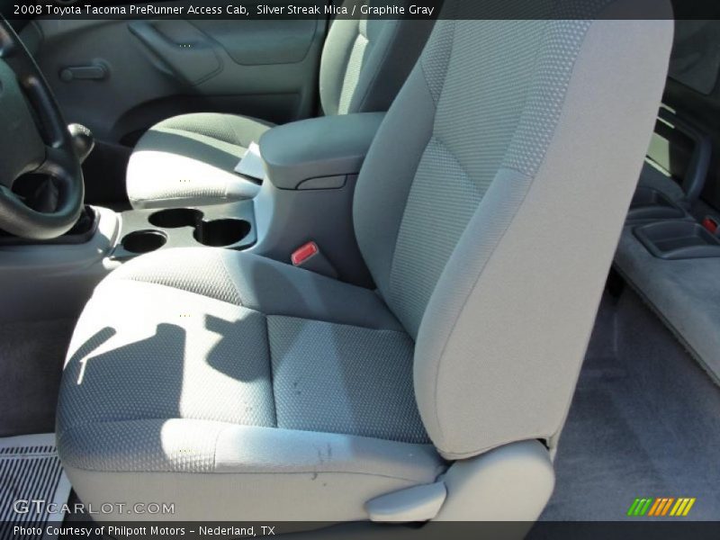 Silver Streak Mica / Graphite Gray 2008 Toyota Tacoma PreRunner Access Cab