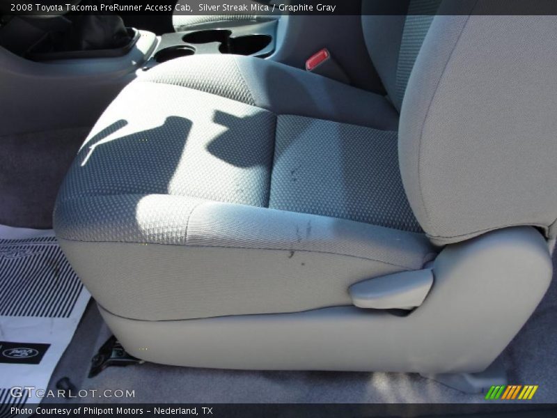 Silver Streak Mica / Graphite Gray 2008 Toyota Tacoma PreRunner Access Cab