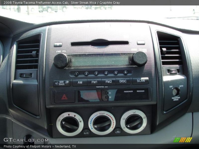 Silver Streak Mica / Graphite Gray 2008 Toyota Tacoma PreRunner Access Cab