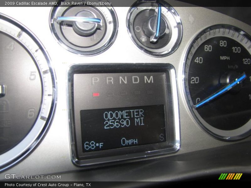 Black Raven / Ebony/Ebony 2009 Cadillac Escalade AWD