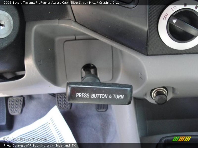 Silver Streak Mica / Graphite Gray 2008 Toyota Tacoma PreRunner Access Cab