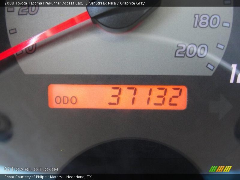 Silver Streak Mica / Graphite Gray 2008 Toyota Tacoma PreRunner Access Cab