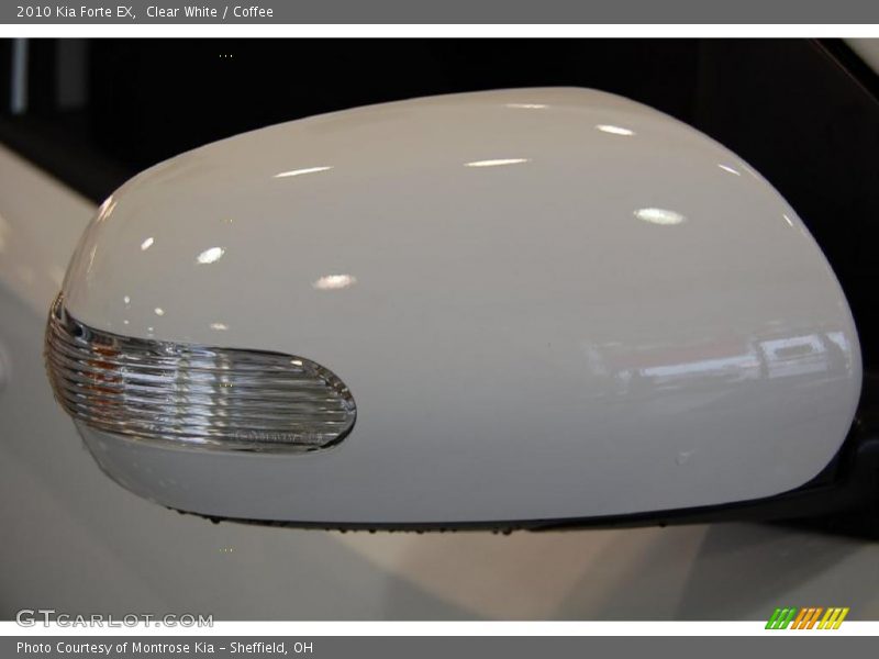 Clear White / Coffee 2010 Kia Forte EX