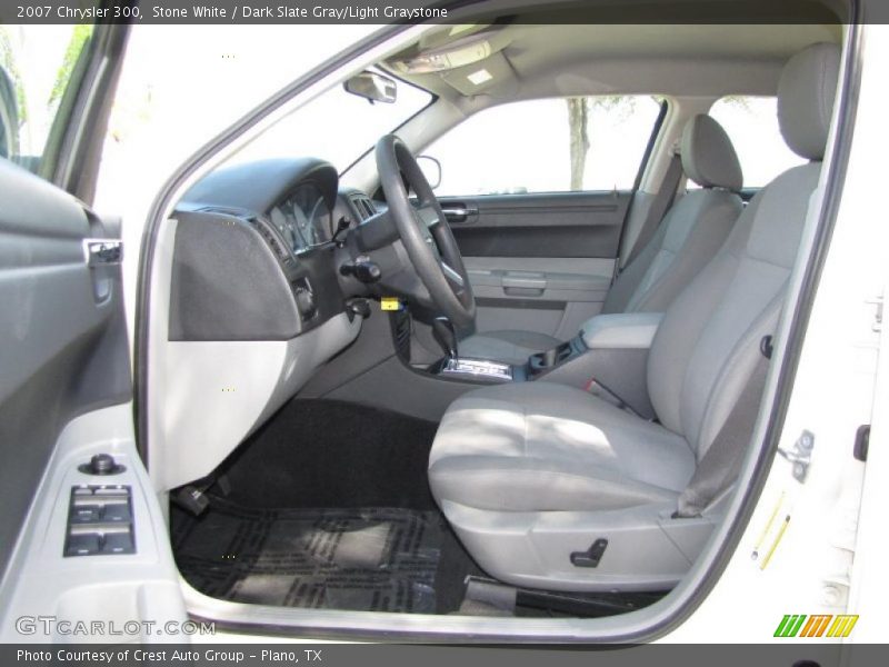 Stone White / Dark Slate Gray/Light Graystone 2007 Chrysler 300