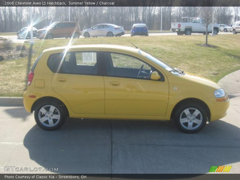 Summer Yellow / Charcoal 2006 Chevrolet Aveo LS Hatchback