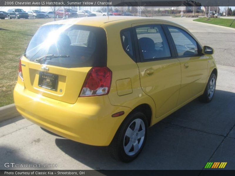Summer Yellow / Charcoal 2006 Chevrolet Aveo LS Hatchback