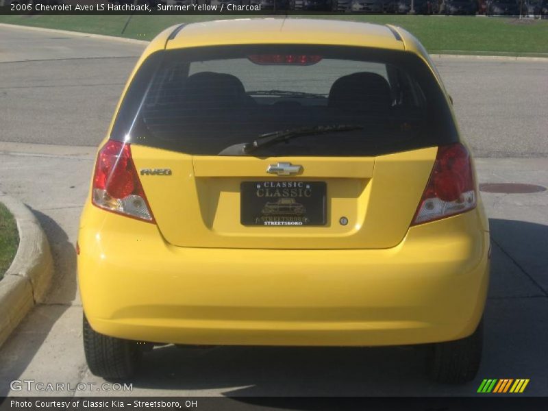 Summer Yellow / Charcoal 2006 Chevrolet Aveo LS Hatchback