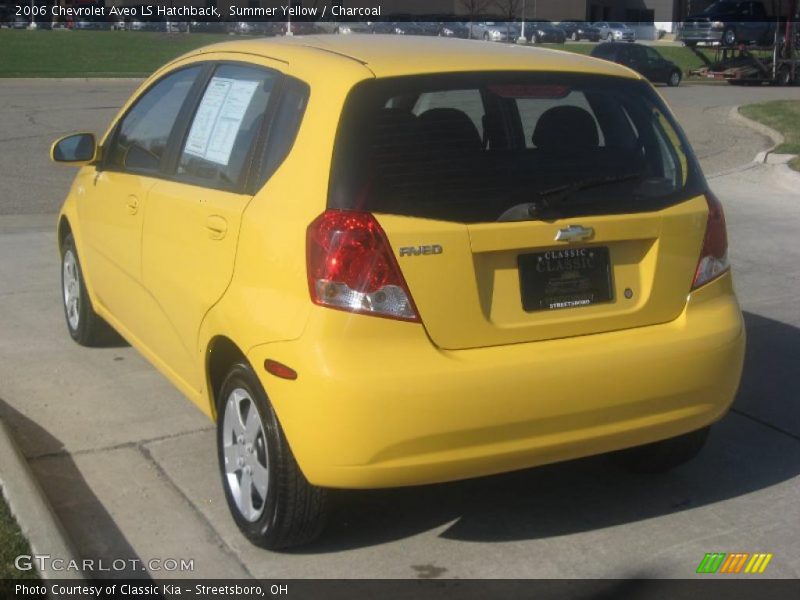 Summer Yellow / Charcoal 2006 Chevrolet Aveo LS Hatchback