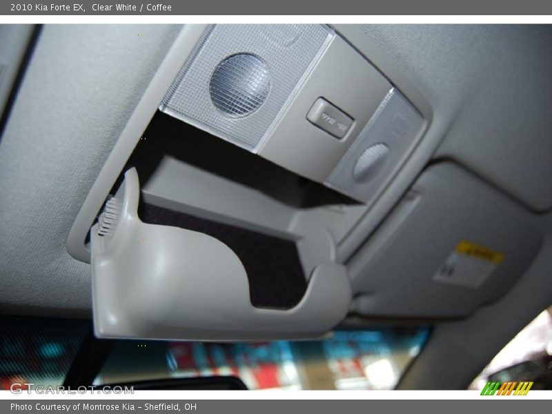 Clear White / Coffee 2010 Kia Forte EX