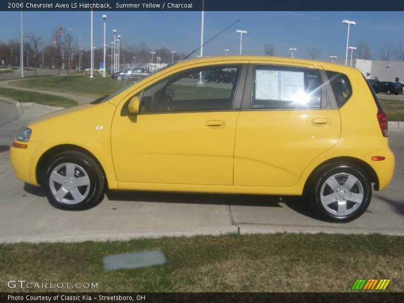 Summer Yellow / Charcoal 2006 Chevrolet Aveo LS Hatchback