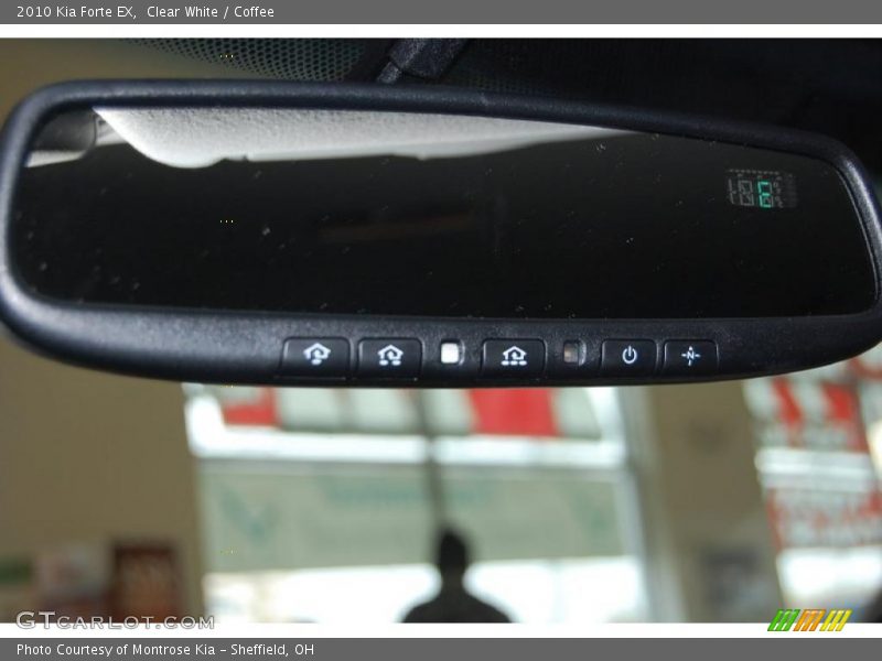 Clear White / Coffee 2010 Kia Forte EX