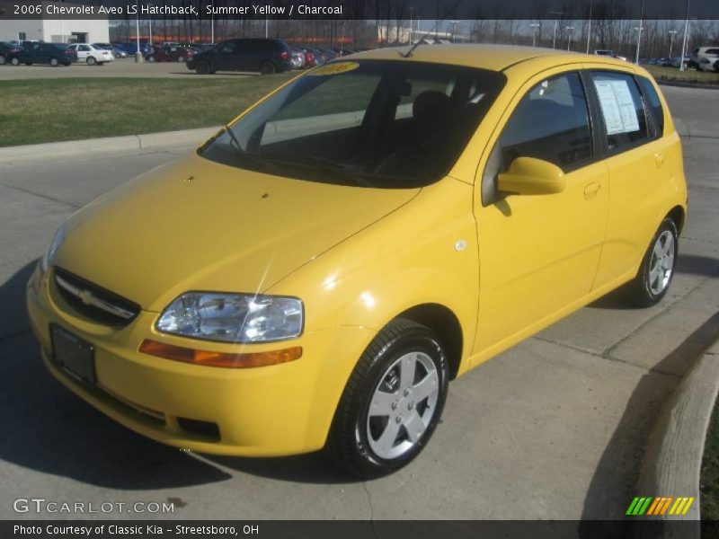 Summer Yellow / Charcoal 2006 Chevrolet Aveo LS Hatchback