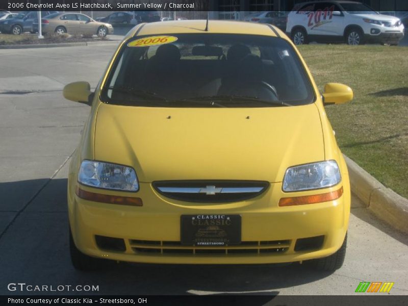 Summer Yellow / Charcoal 2006 Chevrolet Aveo LS Hatchback