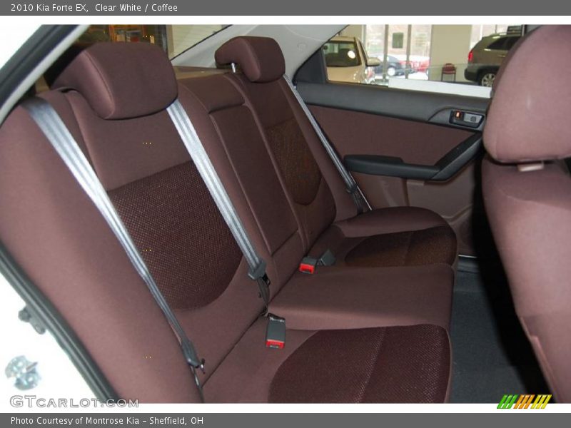 Clear White / Coffee 2010 Kia Forte EX