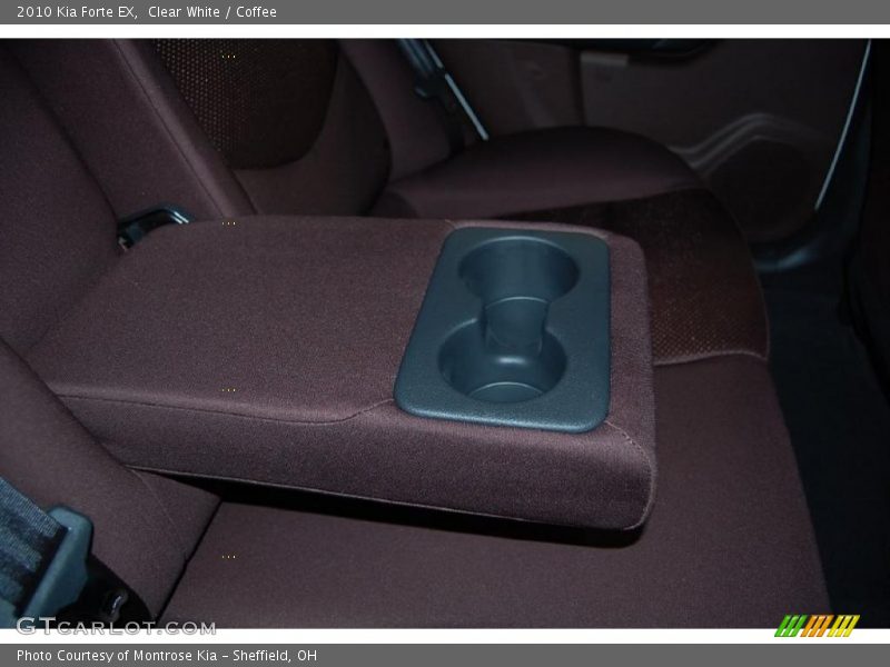 Clear White / Coffee 2010 Kia Forte EX