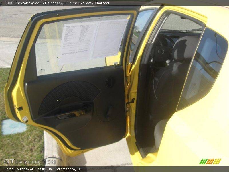 Summer Yellow / Charcoal 2006 Chevrolet Aveo LS Hatchback