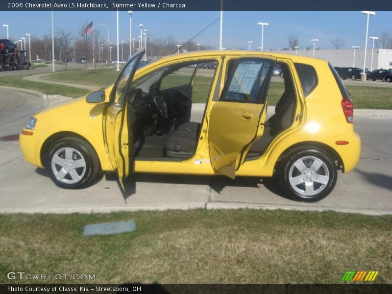 Summer Yellow / Charcoal 2006 Chevrolet Aveo LS Hatchback