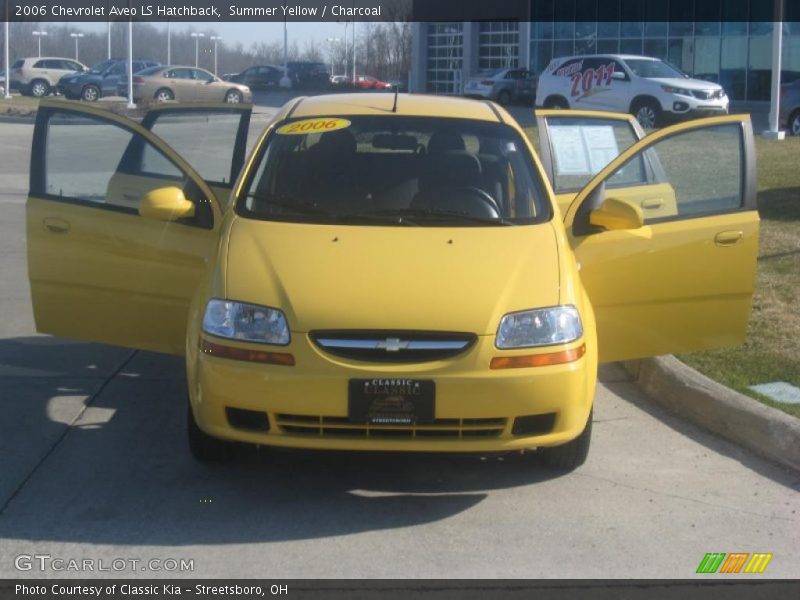 Summer Yellow / Charcoal 2006 Chevrolet Aveo LS Hatchback