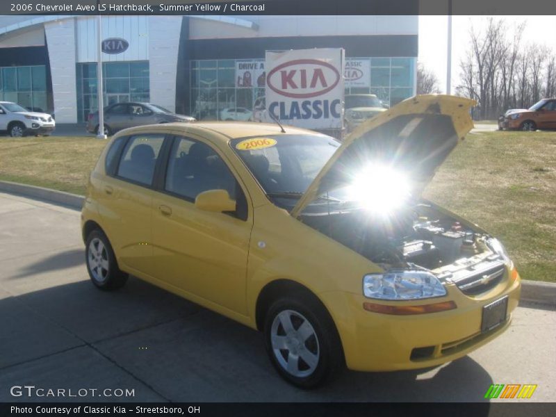 Summer Yellow / Charcoal 2006 Chevrolet Aveo LS Hatchback