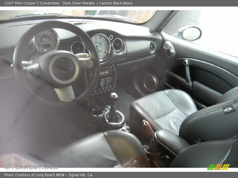 Dark Silver Metallic / Carbon Black/Black 2007 Mini Cooper S Convertible