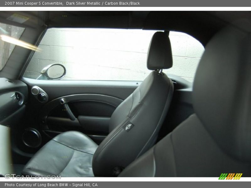Dark Silver Metallic / Carbon Black/Black 2007 Mini Cooper S Convertible