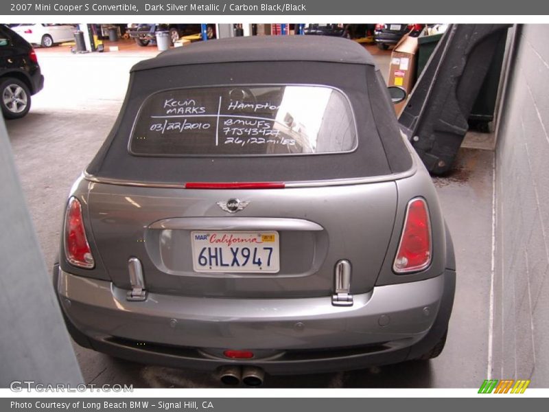 Dark Silver Metallic / Carbon Black/Black 2007 Mini Cooper S Convertible