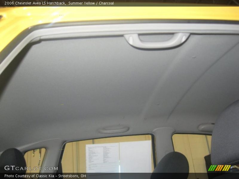 Summer Yellow / Charcoal 2006 Chevrolet Aveo LS Hatchback