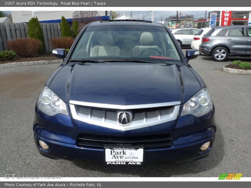 Royal Blue Pearl / Taupe 2007 Acura RDX Technology