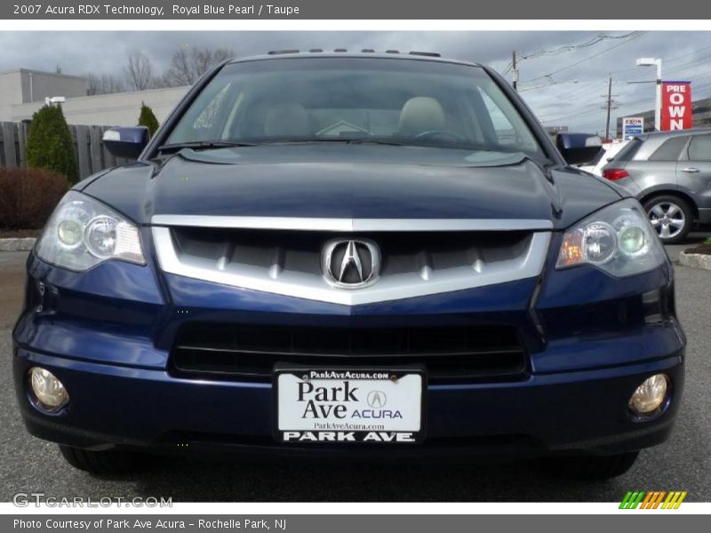 Royal Blue Pearl / Taupe 2007 Acura RDX Technology