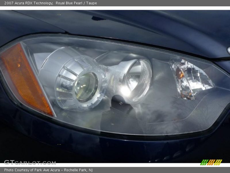 Royal Blue Pearl / Taupe 2007 Acura RDX Technology