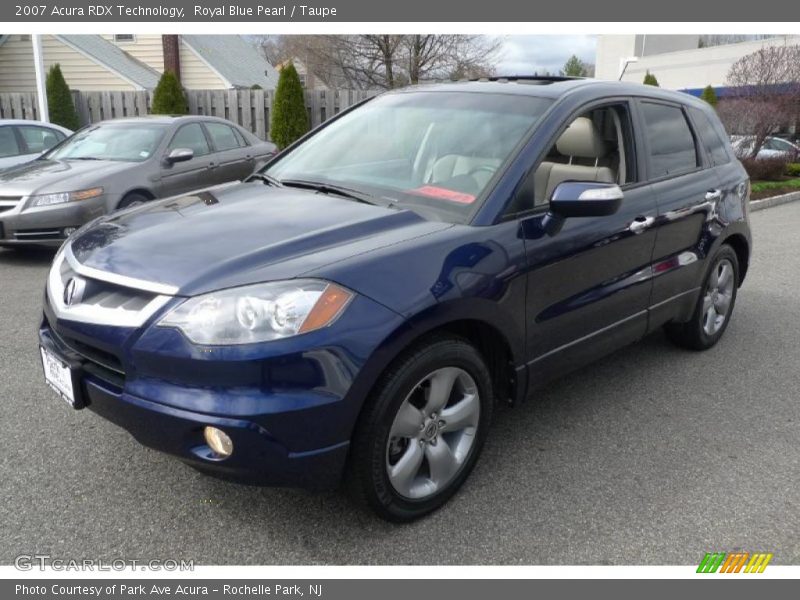 Royal Blue Pearl / Taupe 2007 Acura RDX Technology