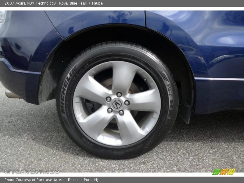 Royal Blue Pearl / Taupe 2007 Acura RDX Technology