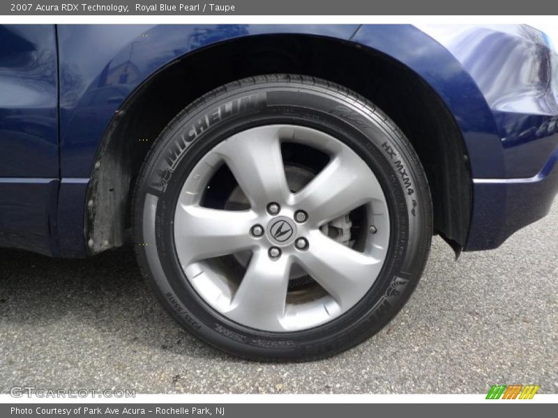 Royal Blue Pearl / Taupe 2007 Acura RDX Technology