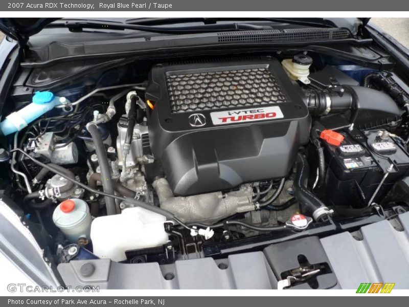 Royal Blue Pearl / Taupe 2007 Acura RDX Technology