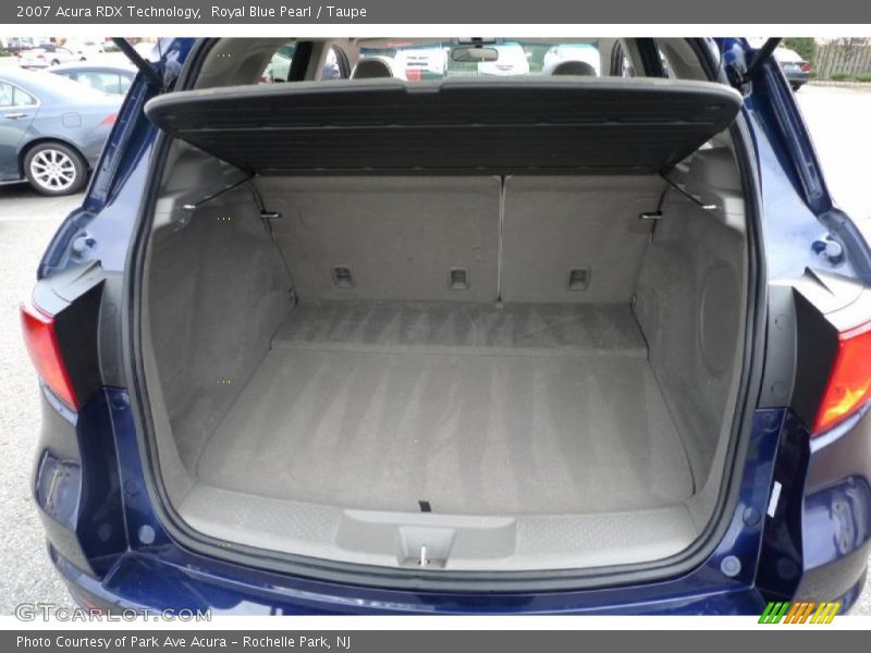 Royal Blue Pearl / Taupe 2007 Acura RDX Technology