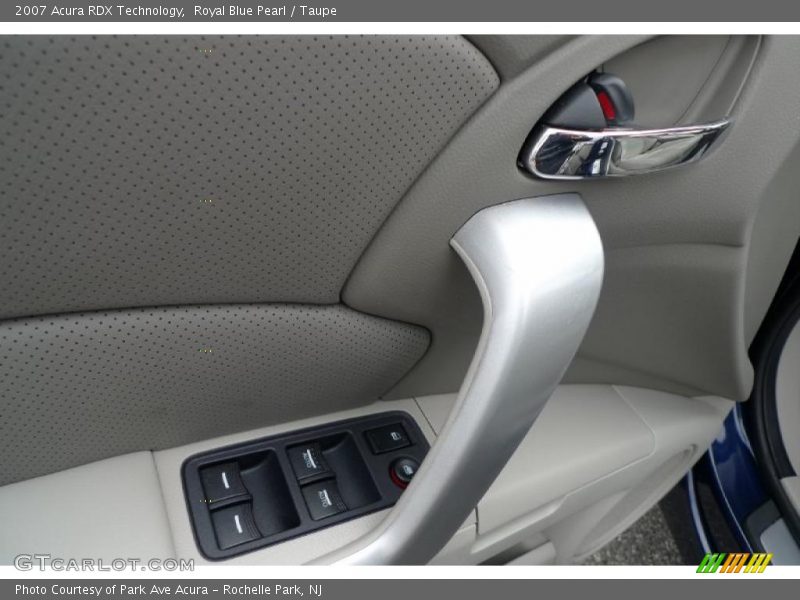 Royal Blue Pearl / Taupe 2007 Acura RDX Technology