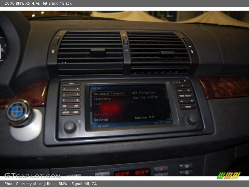 Jet Black / Black 2006 BMW X5 4.4i