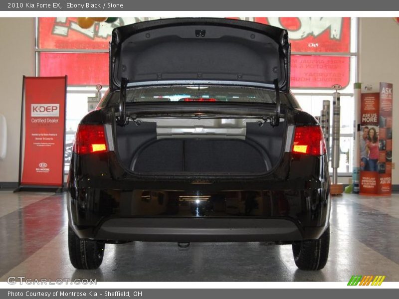 Ebony Black / Stone 2010 Kia Forte EX