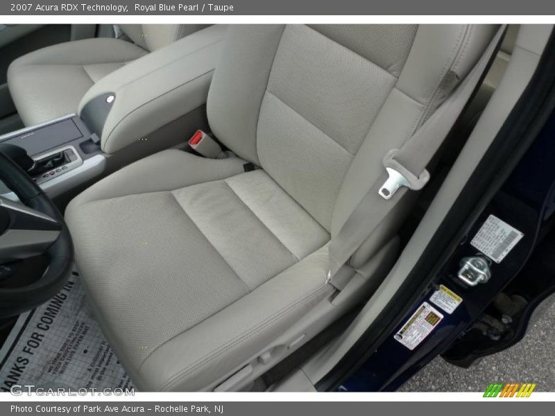 Royal Blue Pearl / Taupe 2007 Acura RDX Technology