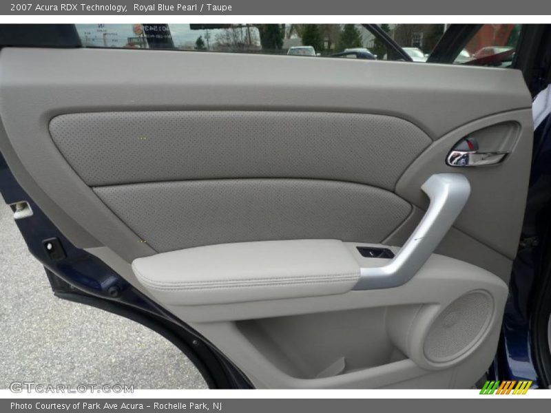 Royal Blue Pearl / Taupe 2007 Acura RDX Technology