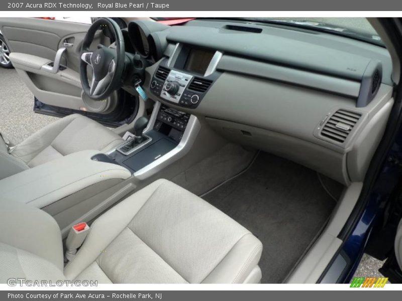 Royal Blue Pearl / Taupe 2007 Acura RDX Technology