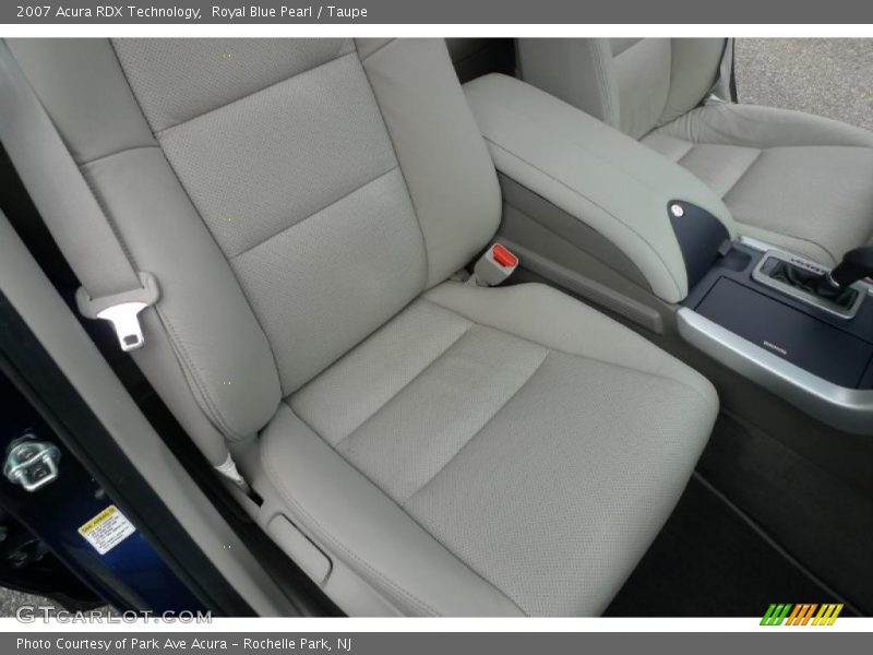 Royal Blue Pearl / Taupe 2007 Acura RDX Technology