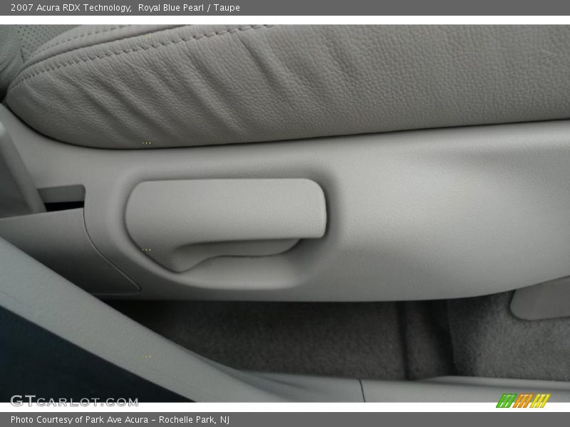 Royal Blue Pearl / Taupe 2007 Acura RDX Technology