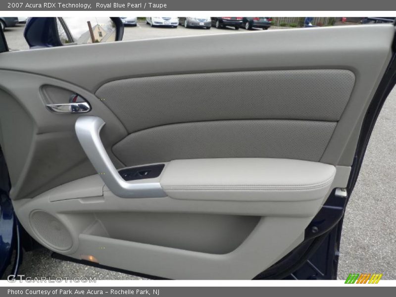 Royal Blue Pearl / Taupe 2007 Acura RDX Technology