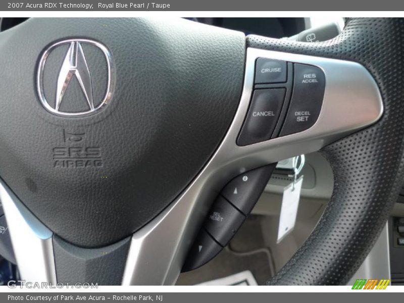 Royal Blue Pearl / Taupe 2007 Acura RDX Technology