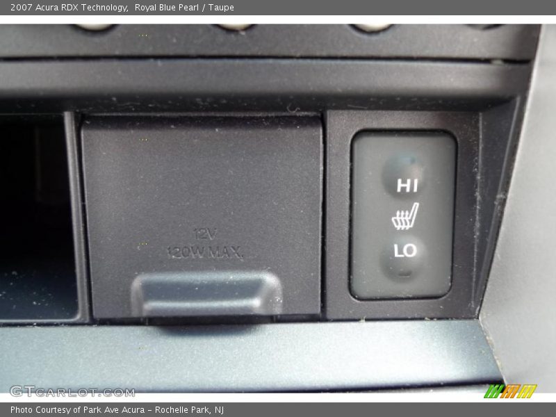Royal Blue Pearl / Taupe 2007 Acura RDX Technology