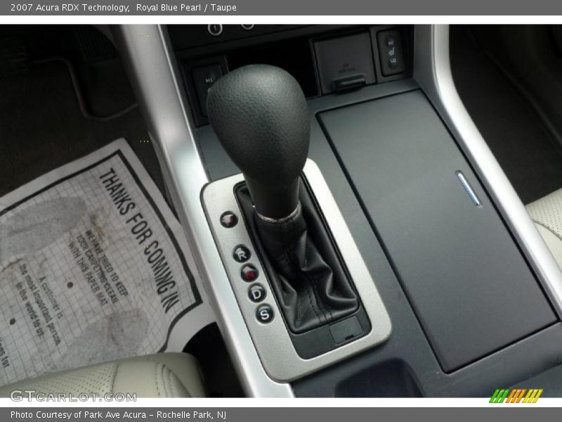 Royal Blue Pearl / Taupe 2007 Acura RDX Technology