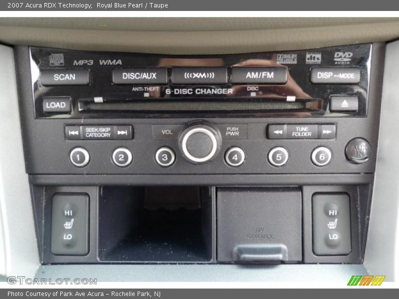 Royal Blue Pearl / Taupe 2007 Acura RDX Technology