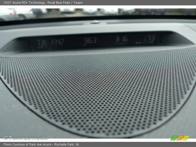 Royal Blue Pearl / Taupe 2007 Acura RDX Technology